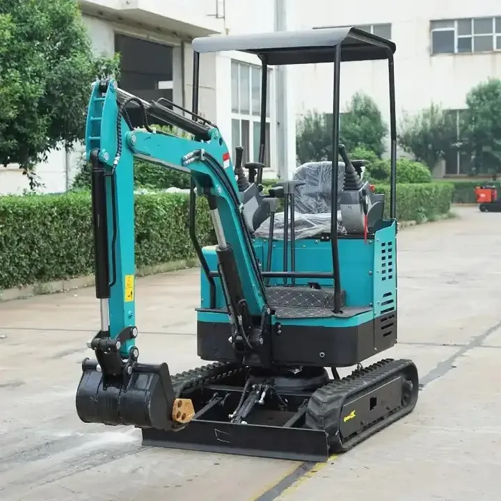 New 2023 1.7 Ton Hydraulic Digger Excavator Pilot 1.2 Ton With Cabin