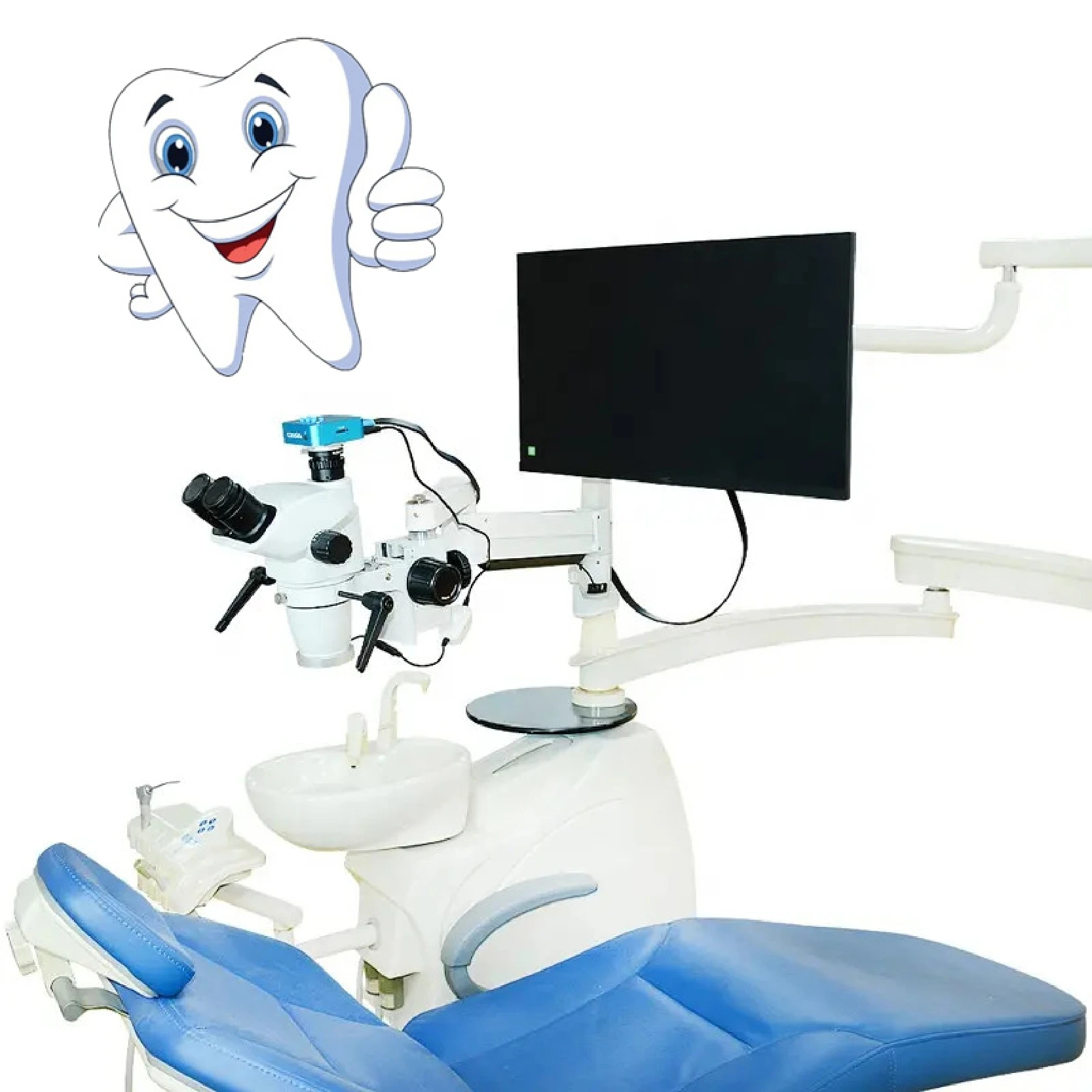 Mars International Table Clamp Endodontic Technology Dental Microscope