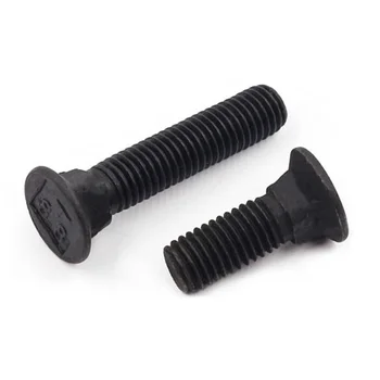 Black Carbon Steel Grade 5 Plow Bolts 7/16 Gr 8.8 DIN605 Flat Countersunk Head Square Neck Plow Bolt