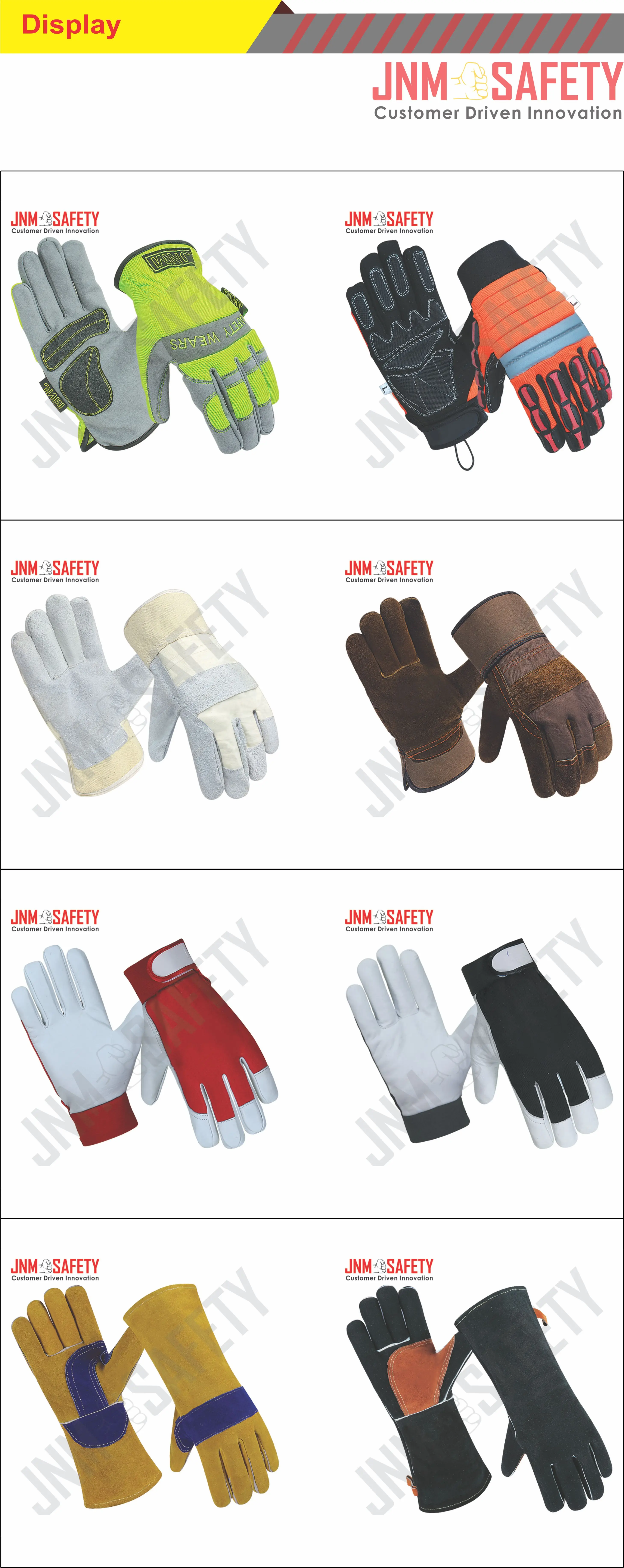 Premium Corduroy Fabric Industrial Work Mechanical Protection Gloves