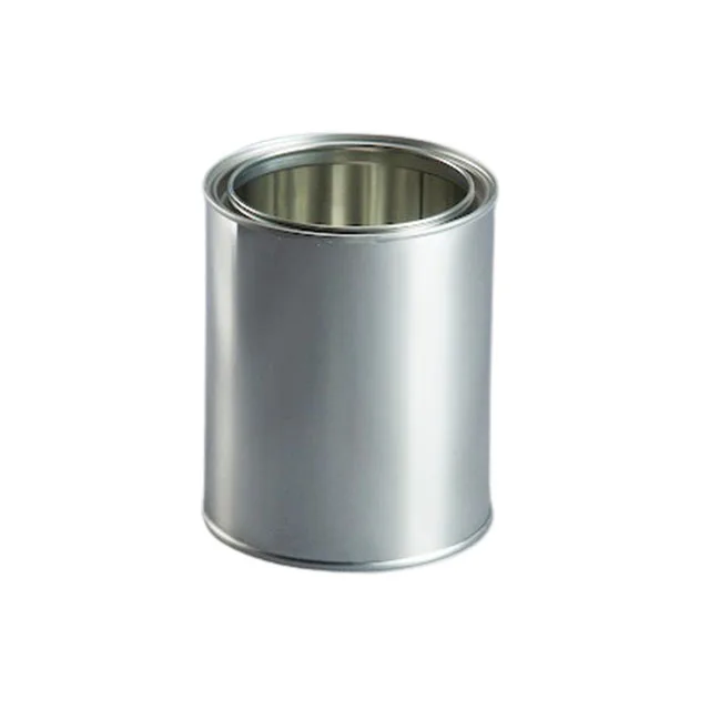 High Quality 1 Liter Tin Metal Round Tin Container Manufacturing