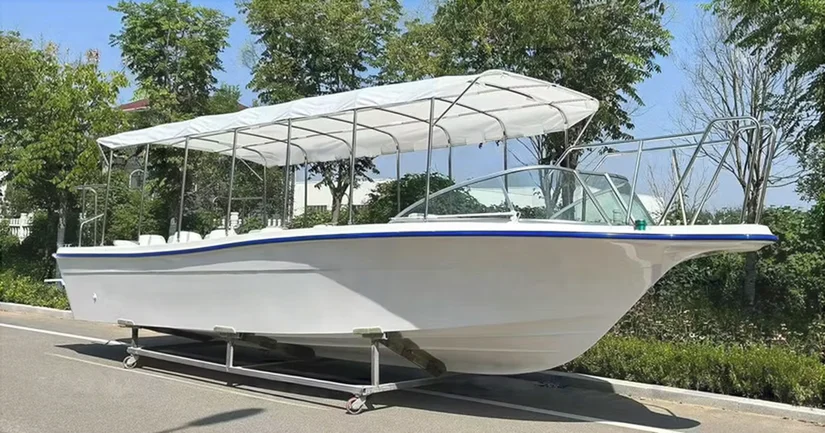 UBI 930 Customized Aluminum Cruising Yacht 11.8M 30 PAX Inboard Outboard Engine Welded Construction Transport Application