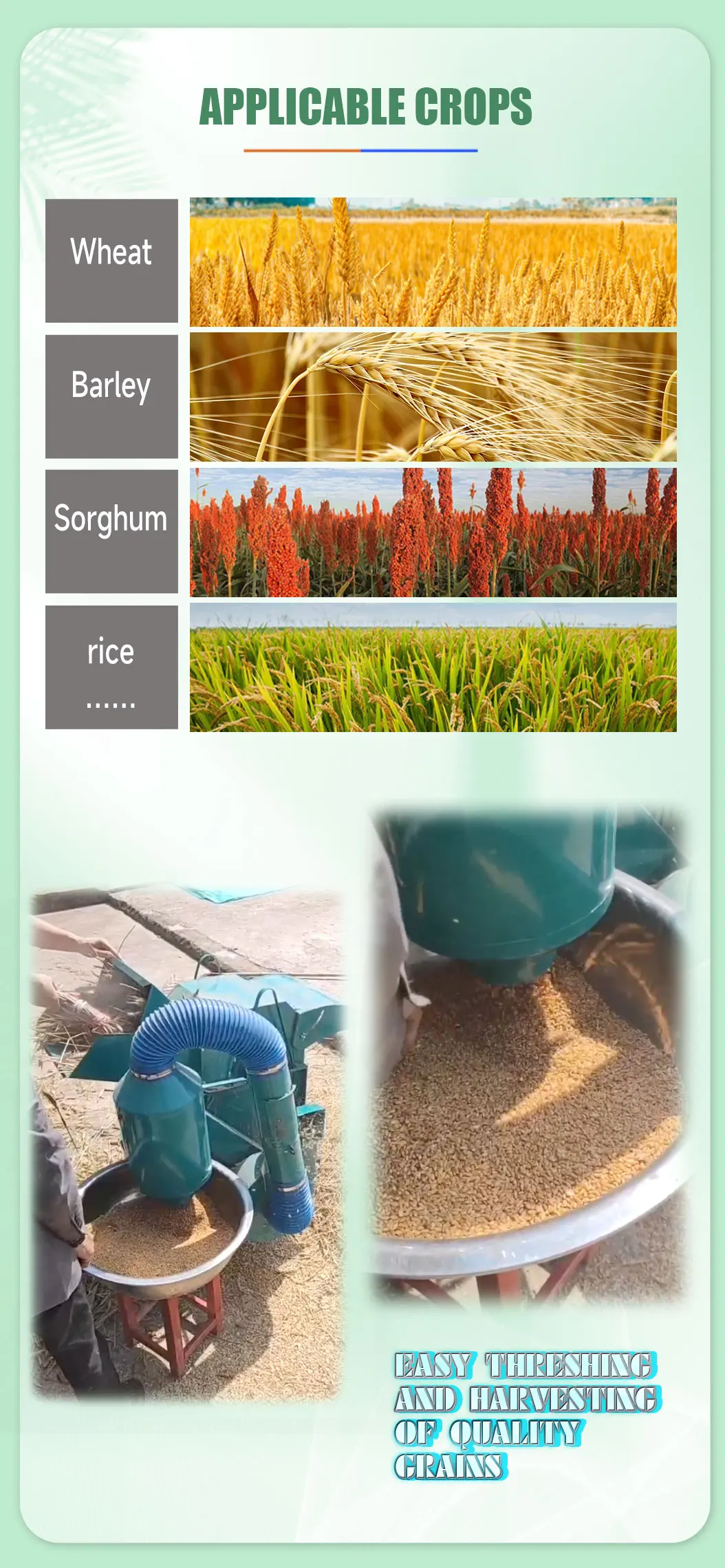 Mini Rice Millet Factory Directly Sales Millet Thresher Portable Rice Mini Sheller BB ...