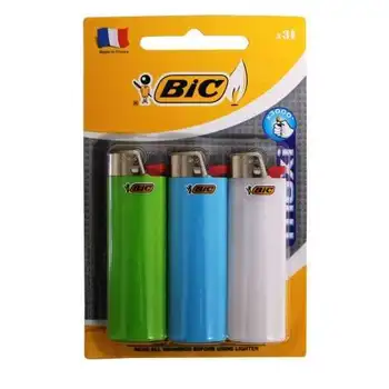 High quality Bulk and Original Customized BIC Lighter J5/J6/J25/J26-Bic Lighters | Bulk Bic Windproof gas lighters in stock