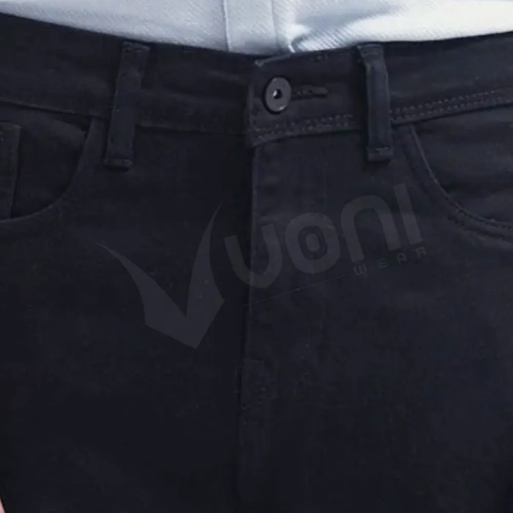Pantalons extensibles en gros mode mince décontracté denim hommes maigre grande taille pantalon jeans tissu_voghion.com