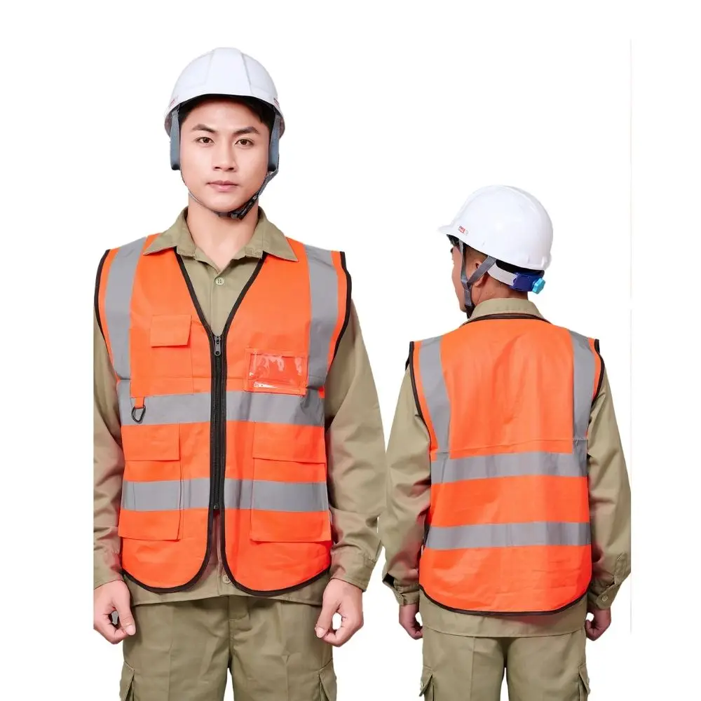 Versatile Reflective Safety Vests: Ideal for Construction, Traffic Control, Emergency Services to Enhance Visibility and Safety