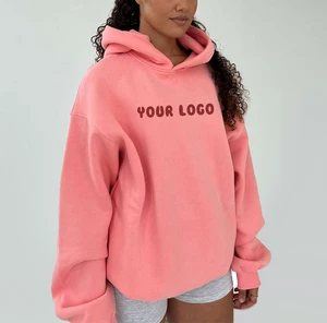 High Quality Custom Logo Heavyweight Winter Pullover Hoodie Women Oversized Relaxed Fit Soft Fabric Windproof Breathable