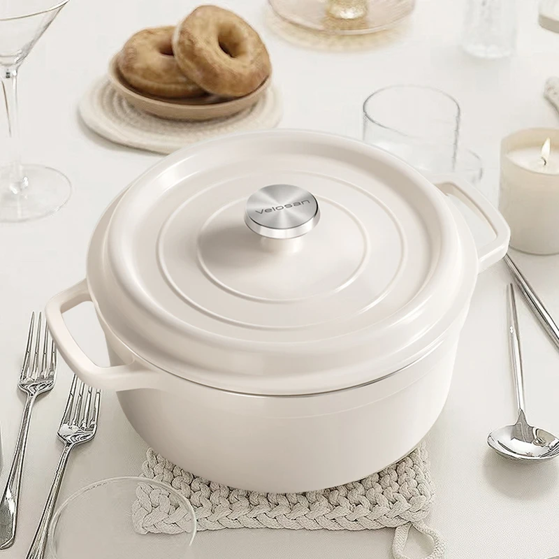 8 шт. набор эмалированной чугунной