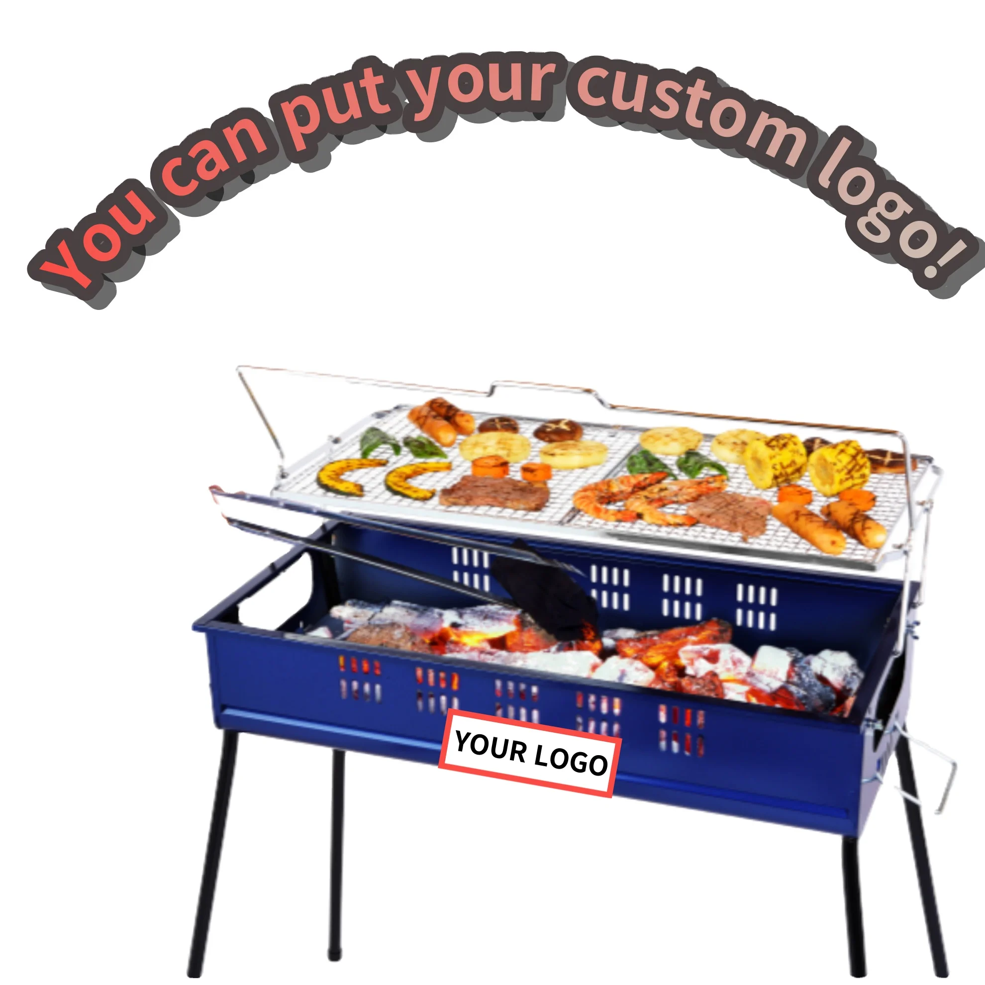 Portable Bbq Grill Outdoor Use Liftup Type Grill Barbecue Charcoal Oem