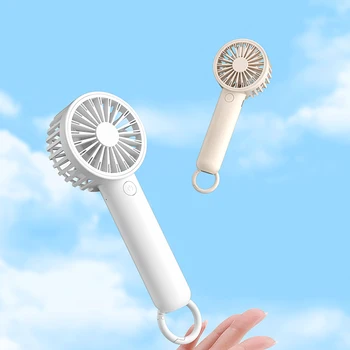 3-Speed Adjustable Mini Handheld Fan Rechargeable Suitable For Outdoor Travel