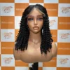 #1B Natural black wig