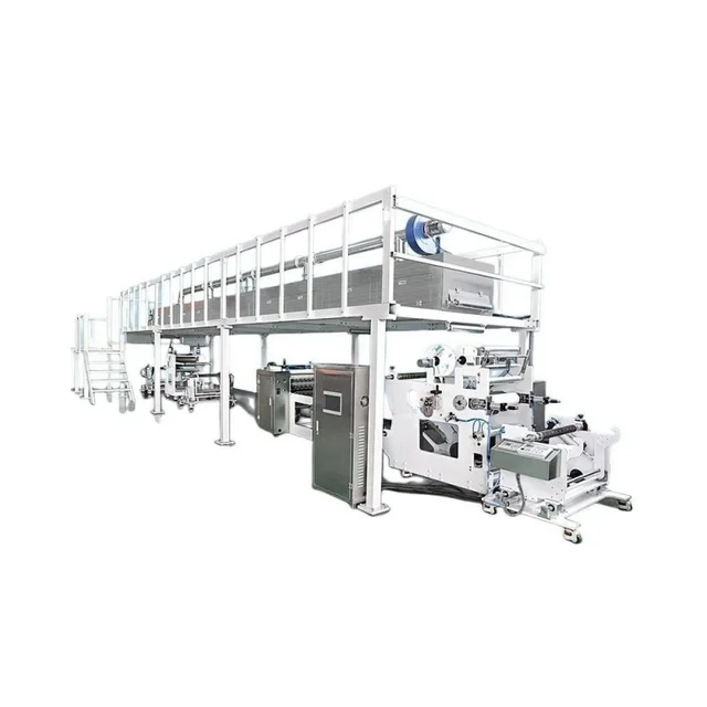 Large multifunctional hot melt adhesive coating machine with adjustable speed and convenient operation