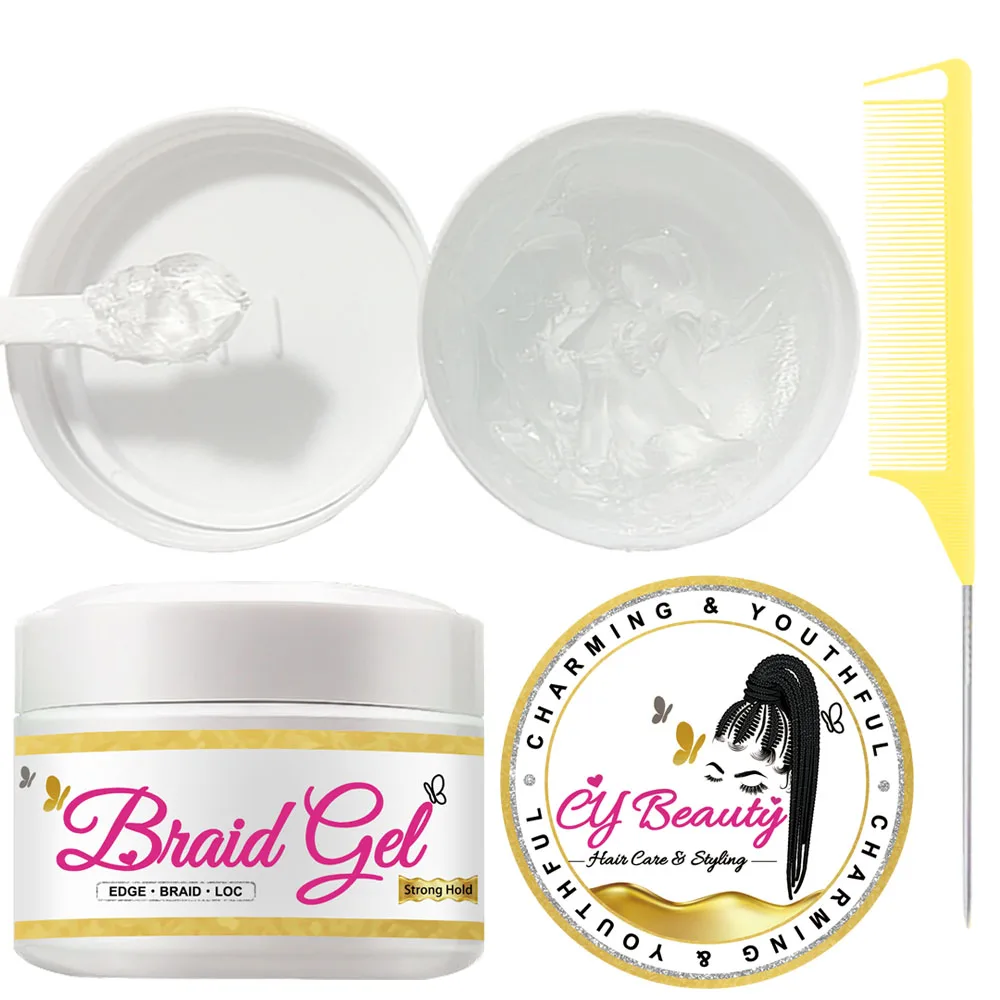Extra Hold Edge Control Private Label Instant Control Edge Control 4C Hair Wig Braid Gel