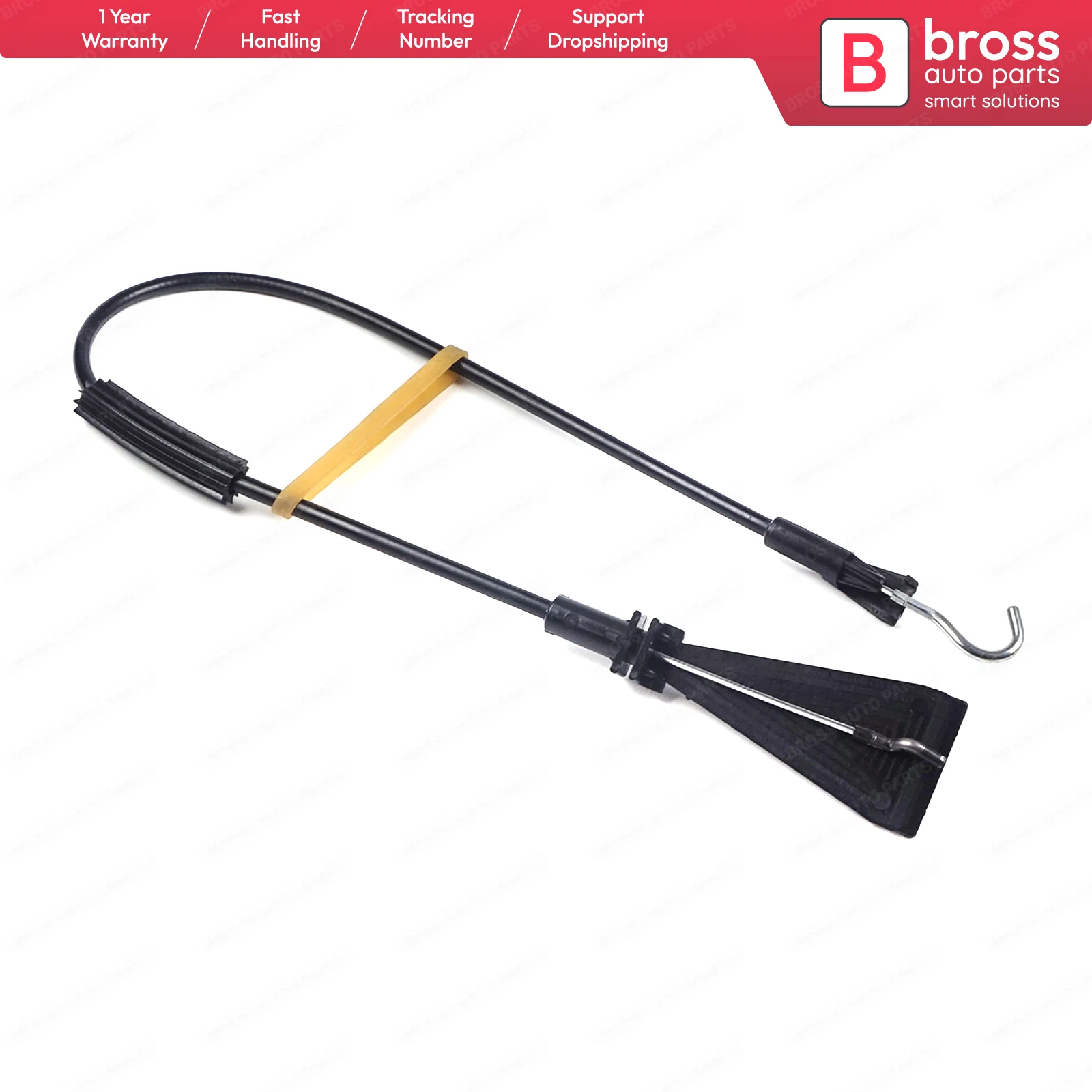 BDP636 Inner Door Handle Release Lock Latch Bowden Cable Rear Doors 13258268 for Corsa D 5-Door Bross Auto Parts Made in Turkey