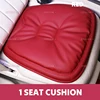 1 seat cushion - Plum Red