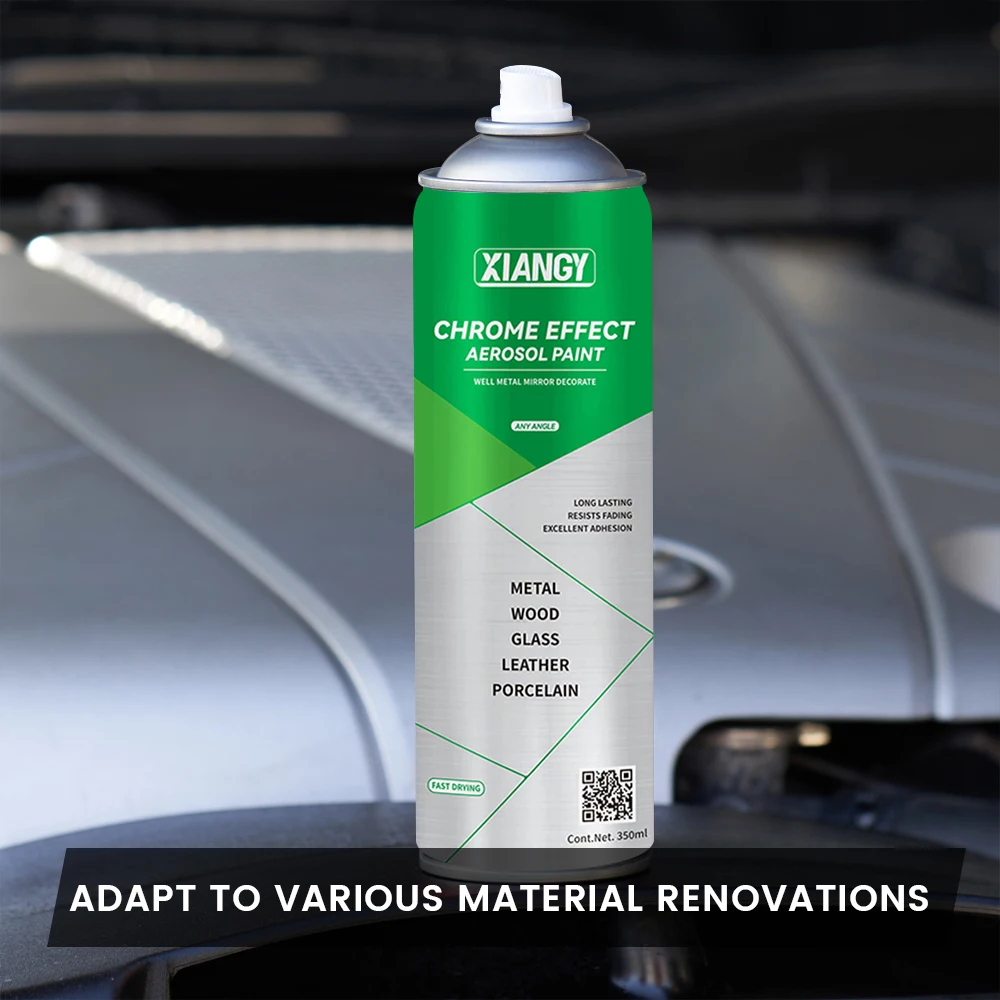 Car Premium Chrome Aerosol Spray Paint Prevent Eroding For Rusted Metal