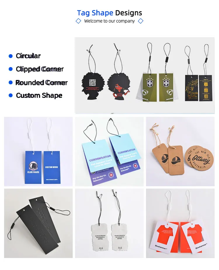 Clothes With Tags Custom Apparel hang Tags and Label Garment Paper Cardboard Cloth Print ...