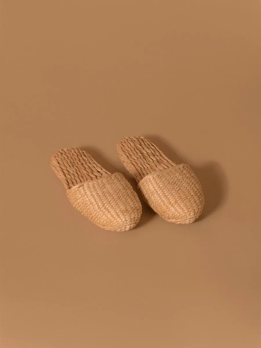 HANDMADE SLIPPER NATURAL WATER main image 1