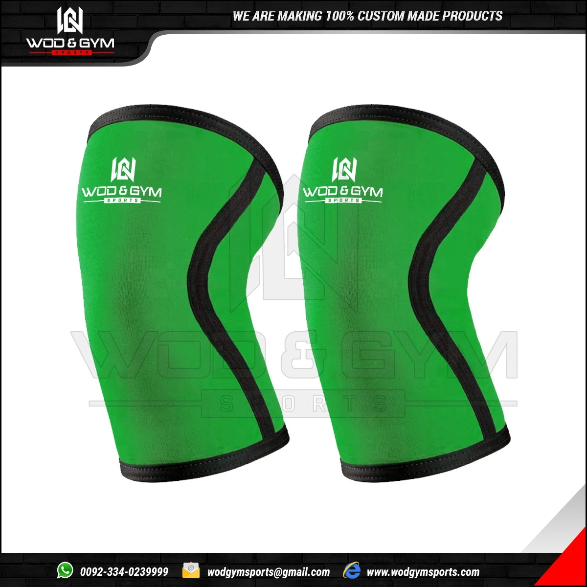 Manchons De Genouillage En Néoprène 7mm - Paire, Compression Pour Sport, Muscu, Fitness