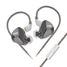 CCA FLA Hanging in Ear Wired 2PIN HiFi Headset Monitor Headphones Noise Cancelling Sport Gamer Earbuds Earphones