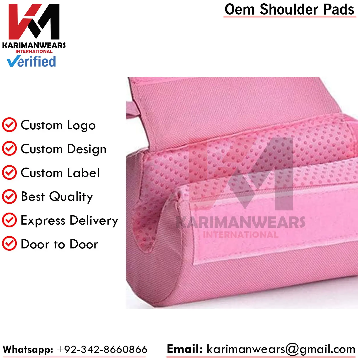 Barbell Pad Set Squats Hip Thrusts Premium Foam Weight Lifting Bar Cushion Anti-Slip Design Shoulder Neck Support Fits Standard