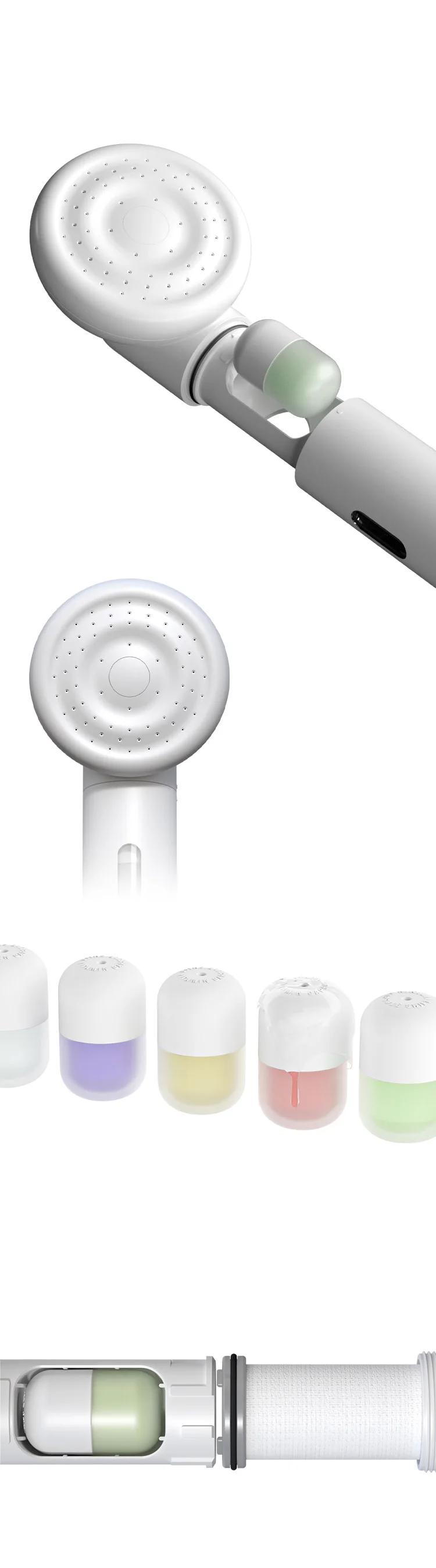 South Korea H201 Shift Aromatherapy Capsule Vitamin C Scented Shower