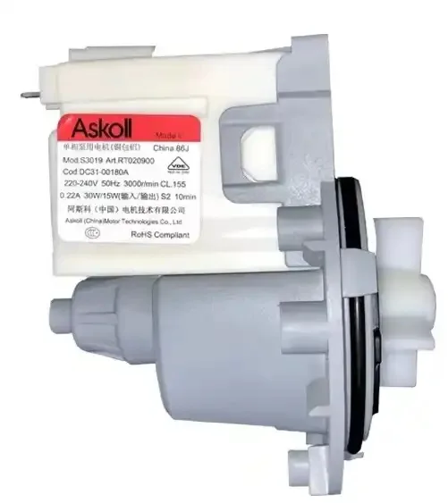 Factory Price Original Washing Machine Drain Pump DC31-00180A 220-240V 50Hz 30w/15w DC31-30008D