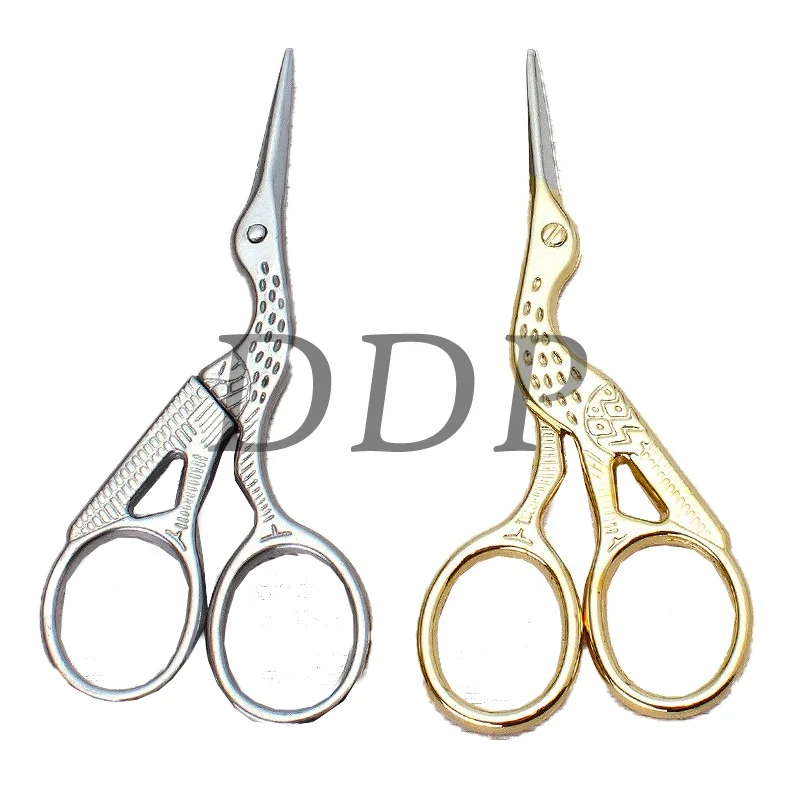 Ciseaux Oiseaux Couture, Ciseaux Cranteurs Couture, Ciseaux En Metal Petit Grue Vintage, Ciseaux à Broder Pour Couture, Coupe, Artisanat, Bricolage, Maison Et Bureau