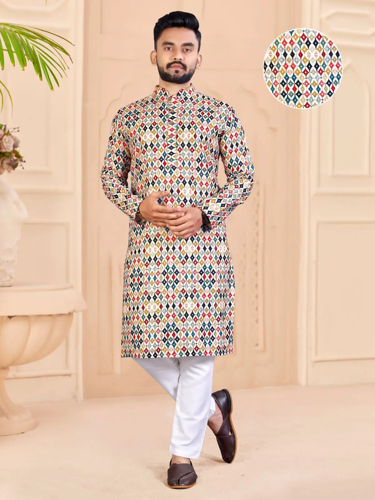 Set Kurta da uomo sposo indiano Kurta pakistano pakistano payjama abiti festa