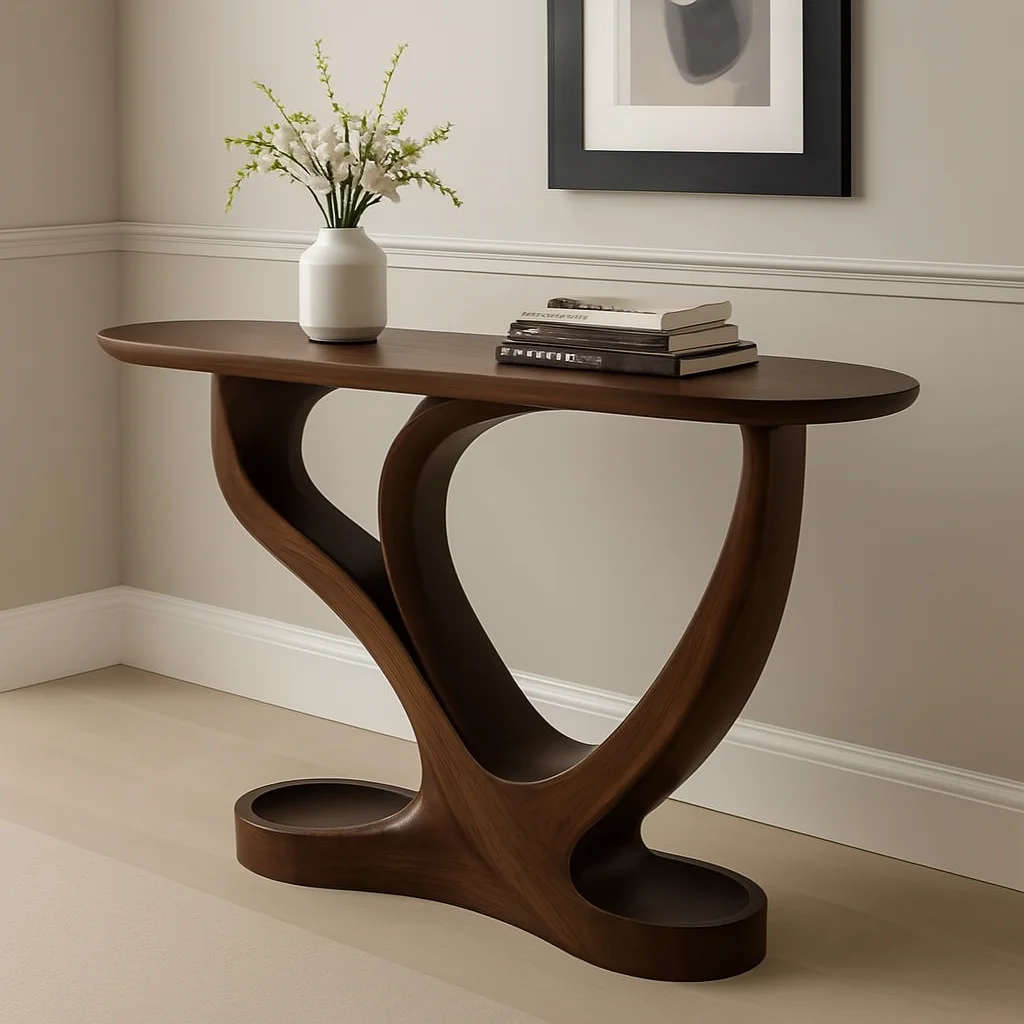 Elvarenae Arcelle Curved Console Table — product detail
