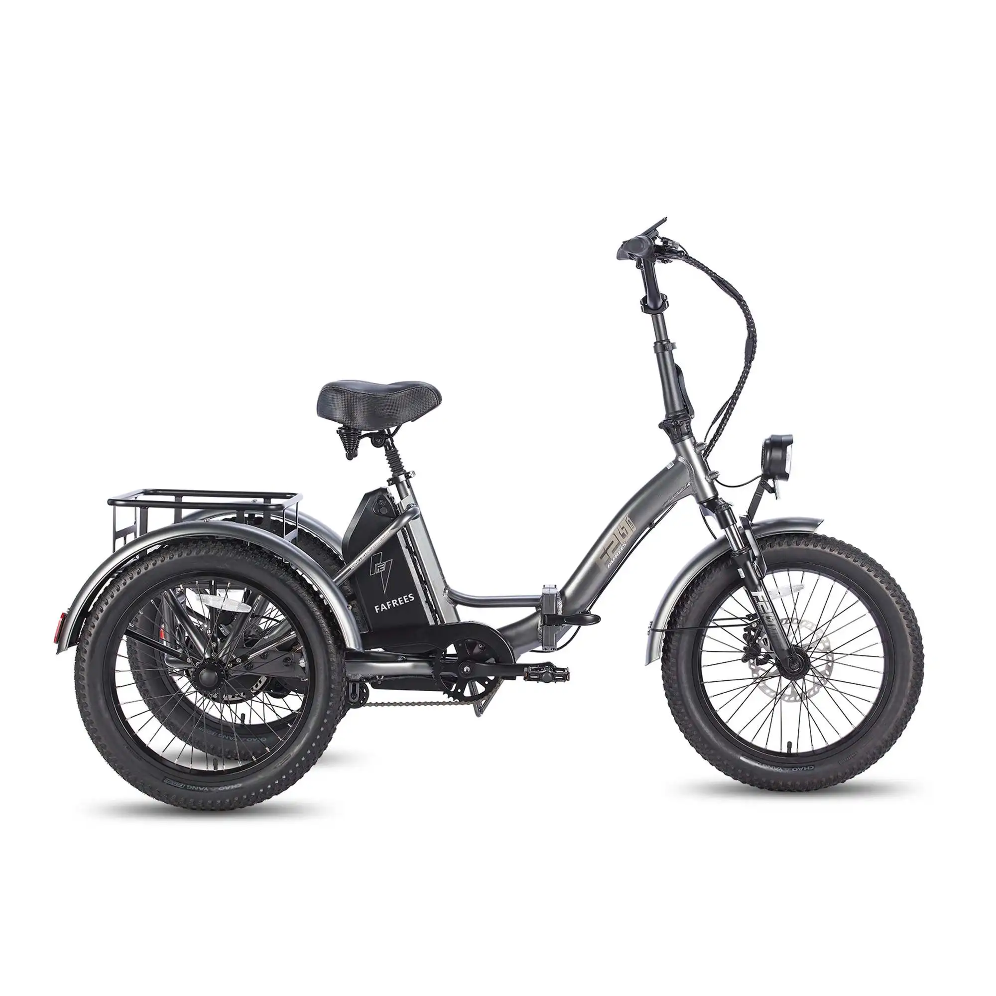 EU UK Warehouse FAFREES F20 Mate Electric Cargo Trike 180kg Capacity, 110KM Range, Folding Design