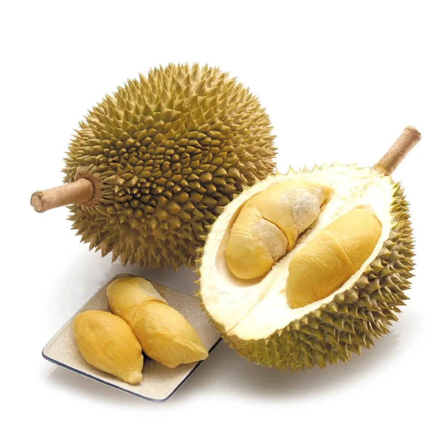 Sweet Fresh Durian Pack in Box From Thailand /  Fresh and Frozen Organic Durian Monthlong OEM Offered Yellow Tropical Style Thai