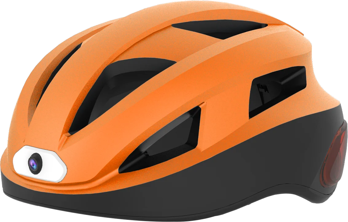 Smart Helmet with Camera Use for Skating Bike Hiking Scooter Sport Helmet with Flashing Light