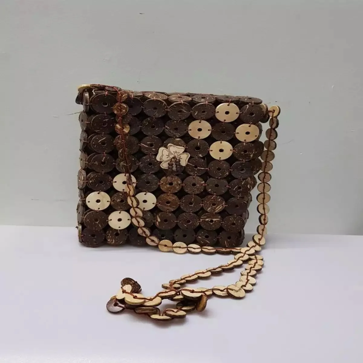 Shell Coconut Purse Handbag Bag Zipper Handmade Hawaiian Unique Hand | eBay