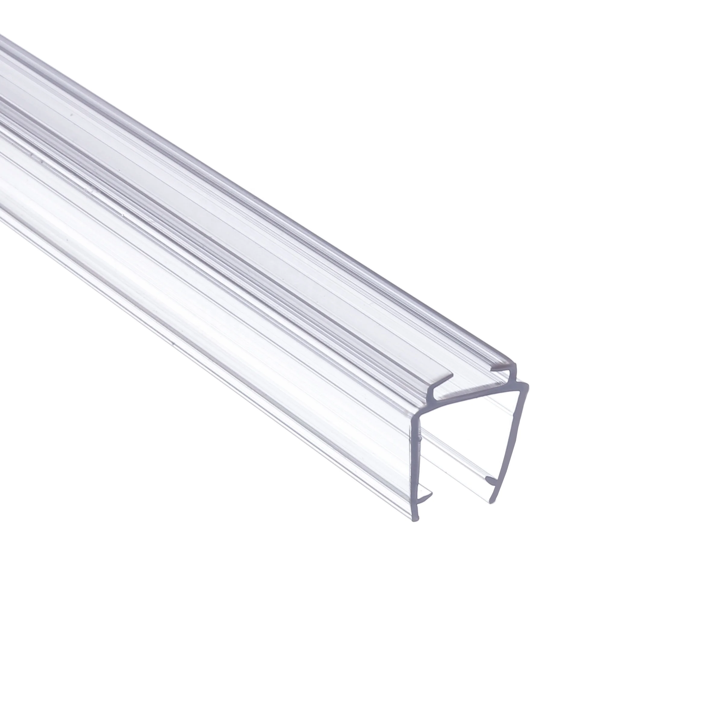 Hot Glass Door PVC / PC Material  Waterproof Strip for Shower Door Sealing Strips