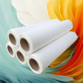 DTF Transfer Film Roll 13" x 328'  A1 A3+ Double-Sided Matte PET Heat Transfer Paper Universal for All T-Shirts