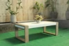 White Top / Wire brushed wood leg