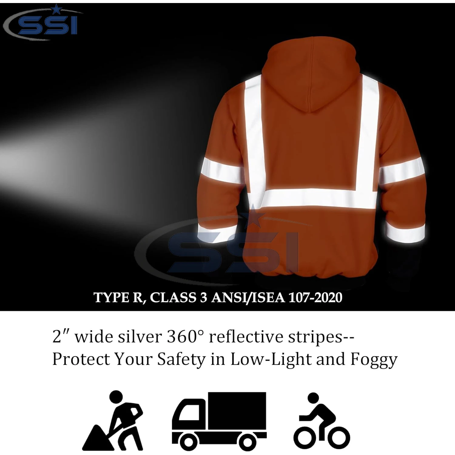 Best Construction Work Hoodies For Men Safety Hi Vis Construction