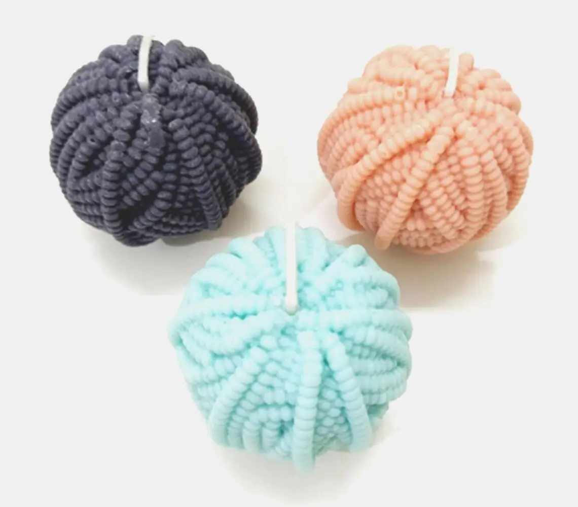 Single Wick CustomisedSkein Decorative Candles Set of 3 Manufacturer Wholesaler Decorative Incense Candles