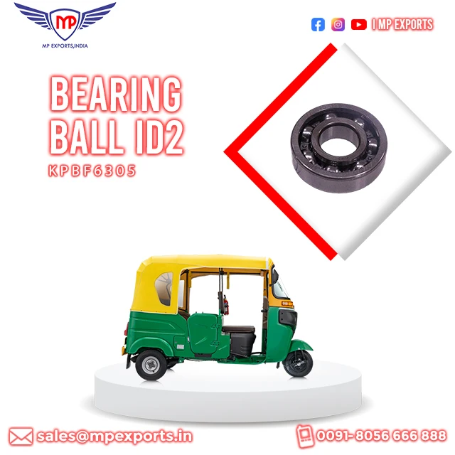 Genuine Quality Ball Bearing C3 for Bajaj Three Wheeler Tuk Tuk Spare Parts  Available for Sale at Affordable Price to Iraq