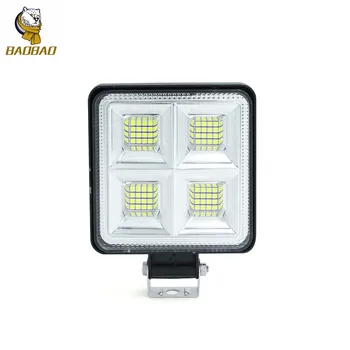 BAOBAO Lighting BB901 Square 4 inch 64 LED 48W Driving Car Large Spotlight Headlights Off Road Work Light