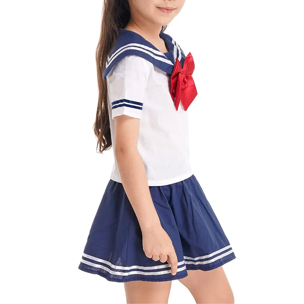 2023 Latest Style OEM Custom Made Quality Kids Girls School Uniform / Best Quality Kids Girls School Uniform