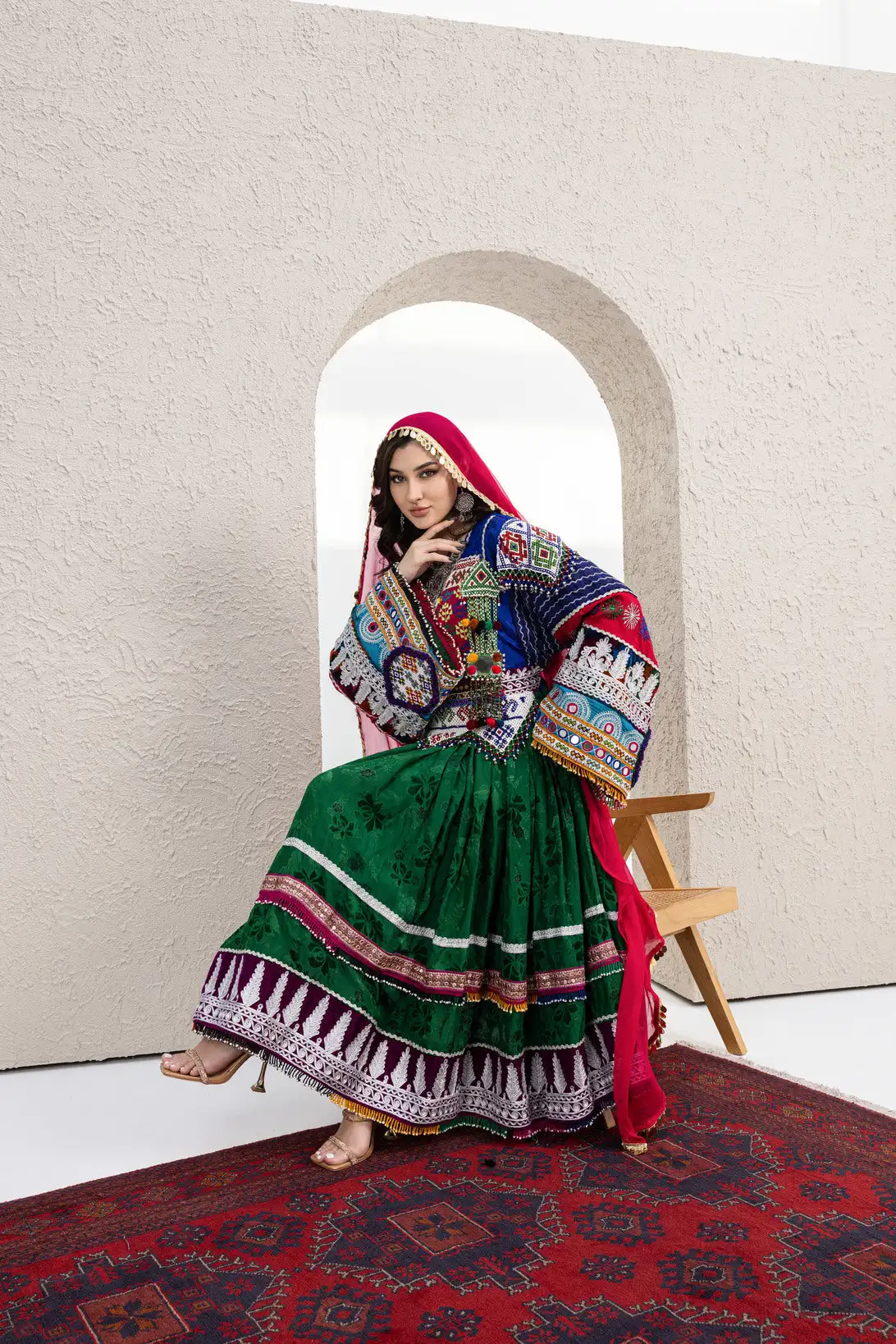 Shop High Quality Women Boutique Dress - Afghan Kuchi Party Dress