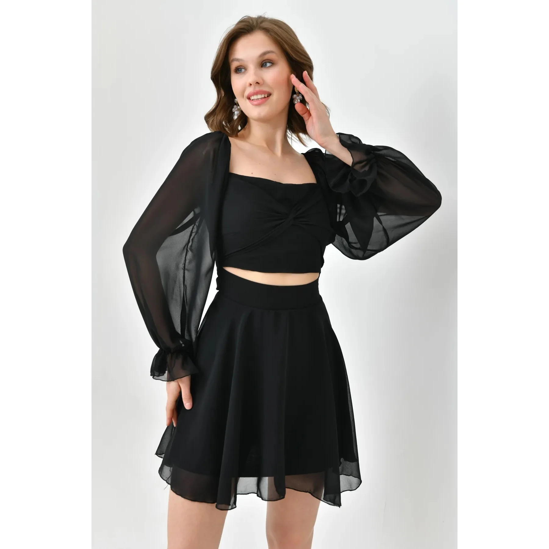 mini one piece black dress Black Betsey Johnson Tulle Mini Dress