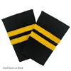 with gold braid