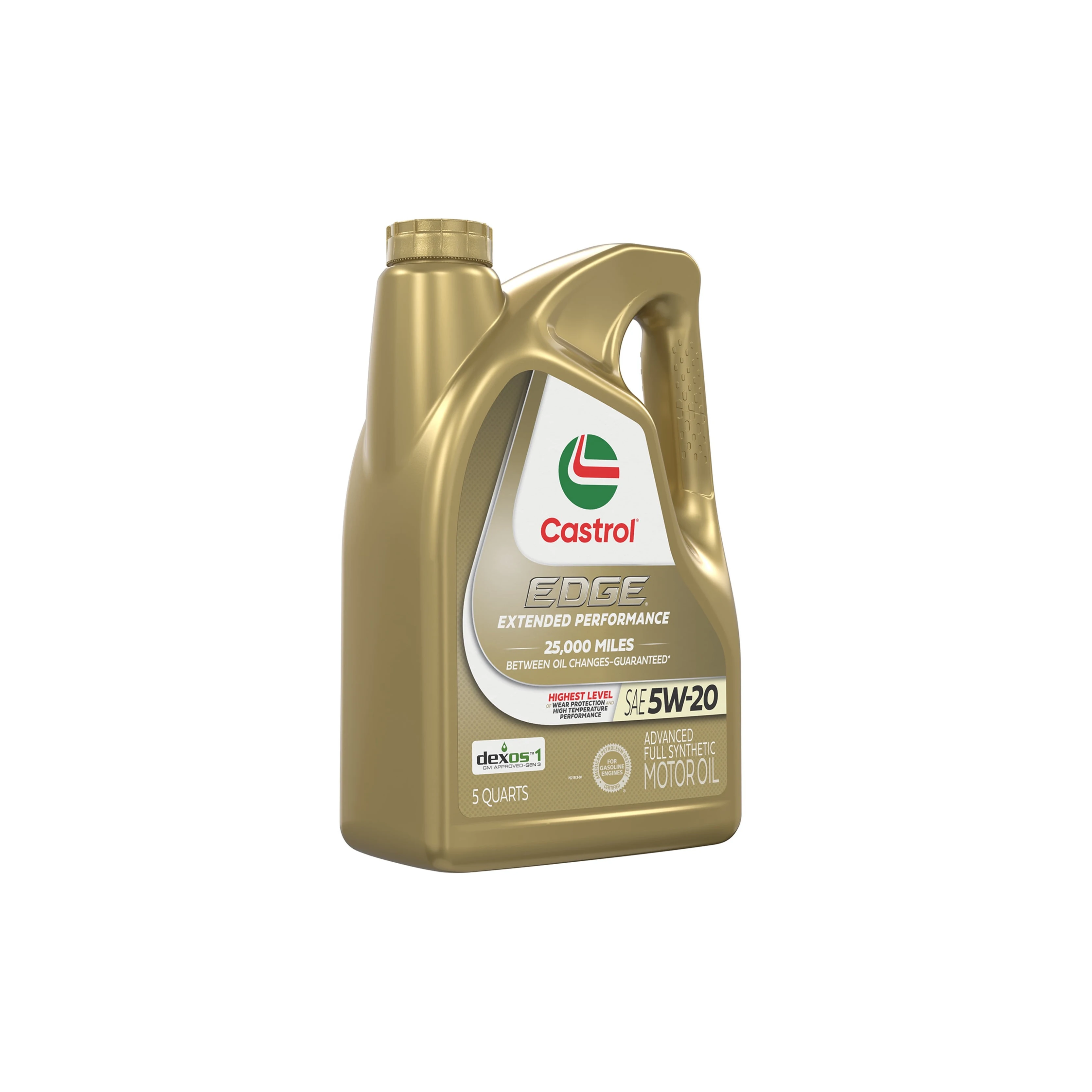 Castrol EDGE 5W-30 High-Performance Full Synthetic Engine Oil, Enhanced with Titanium for Superior Wear Resistance