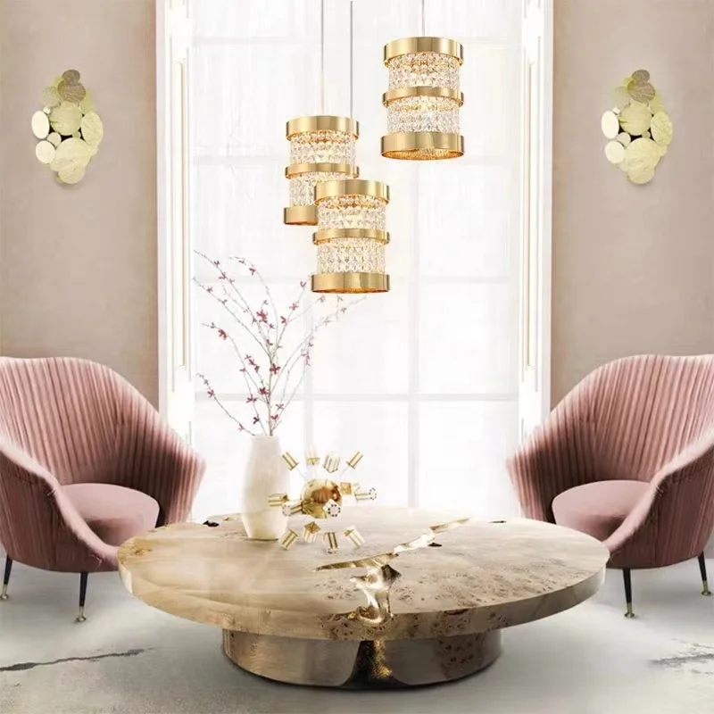 Light Luxury Contemporary Living Room Coffee Table Round Table