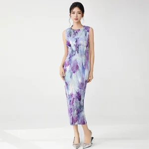 Direct Wholesale From the Source 2025 Women's Elegant Dress Stretch Summer Sleeveless Shift Dress