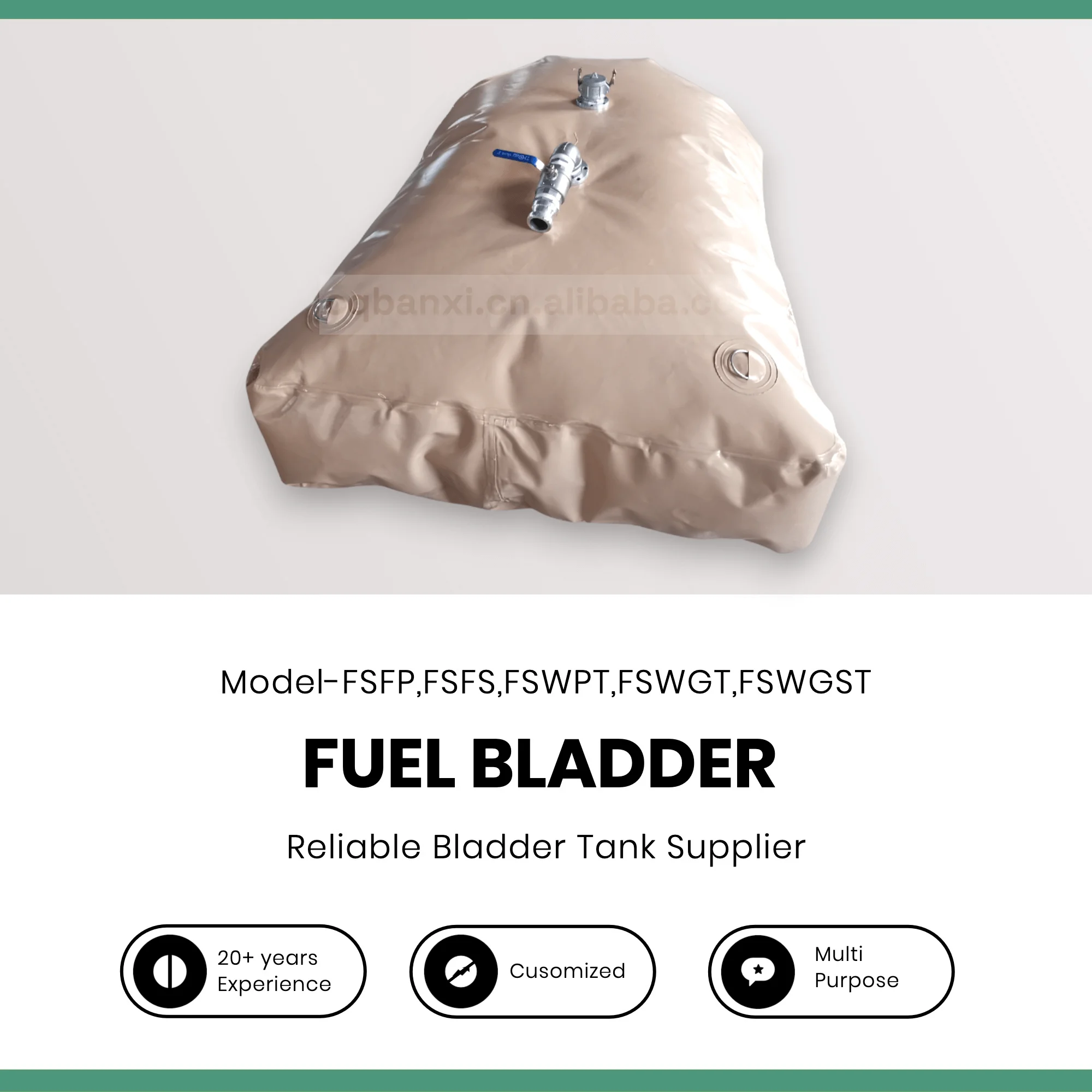 Safe Small Racing Fuel Bladder Motorcycle Fuel Bladder For Construction