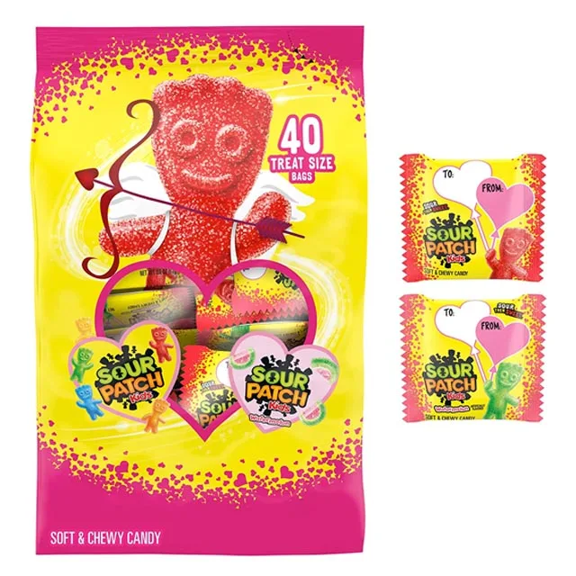 Valentine Assorted Sour Fruit Flavors Soft Chewy Gummy Candy Buy Sour Gummy Candysour Belt 9799